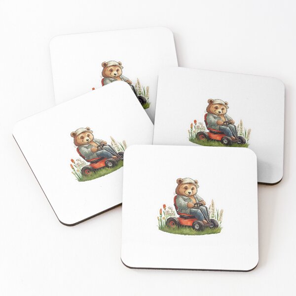 Item preview, Meditating Bear in Grassy Field Sticker designed and sold by AdornAdmit.
