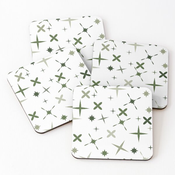 Item preview, green stars shapes designed and sold by sumajouda.