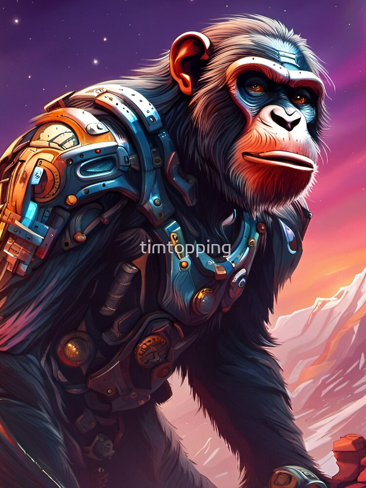 Thumbnail 4 of 4, iPhone Case, Tech Chimp designed and sold by timtopping.