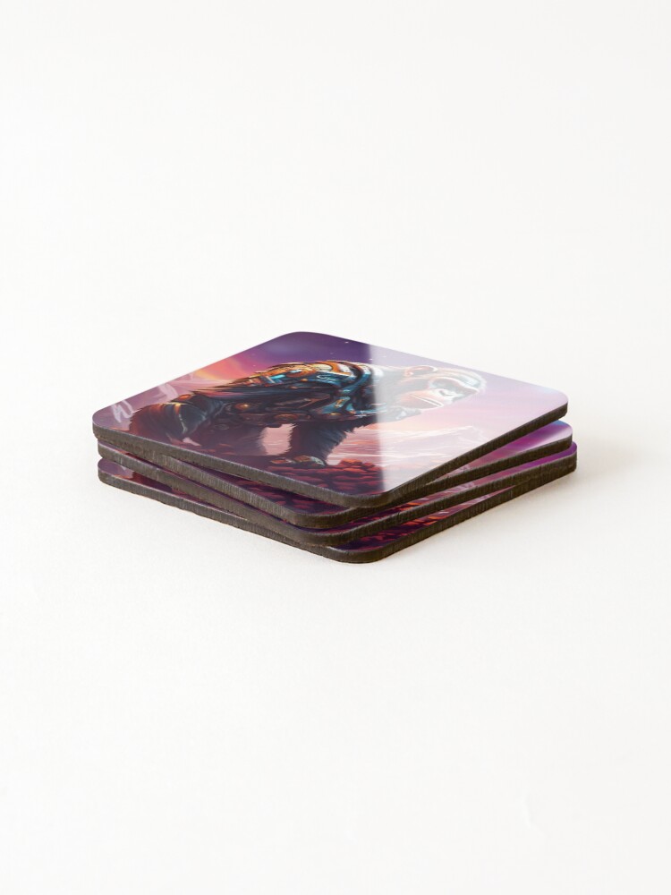 Thumbnail 4 of 5, Coasters (Set of 4), Tech Chimp designed and sold by timtopping.