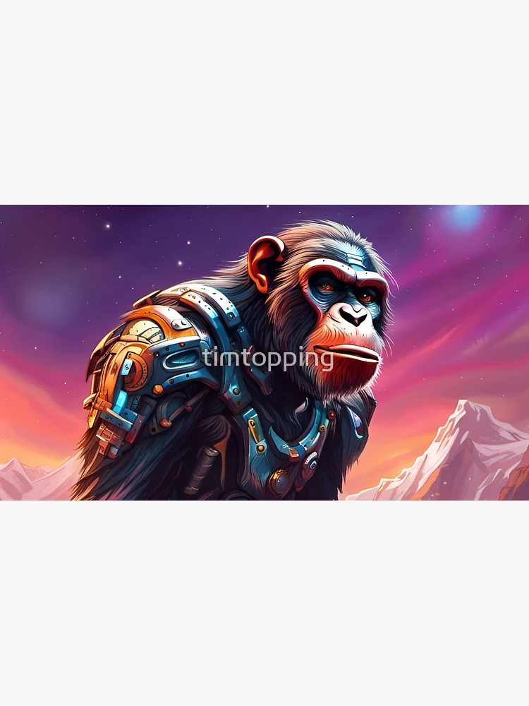 Thumbnail 3 of 3, Cap, Tech Chimp designed and sold by timtopping.