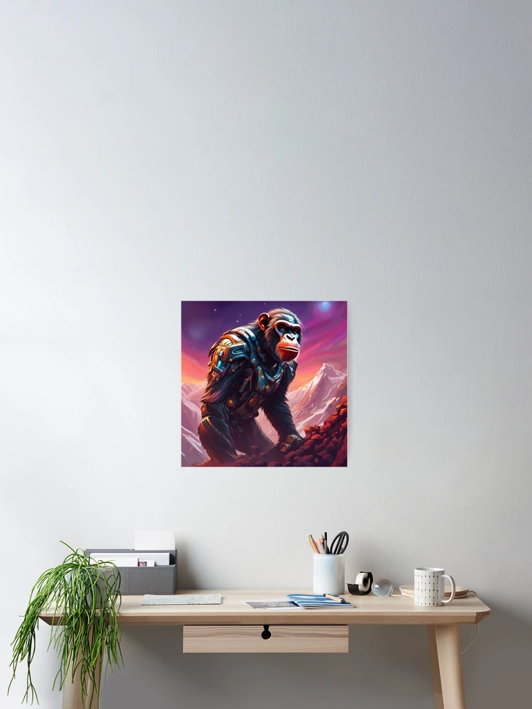 Thumbnail 2 of 3, Poster, Tech Chimp designed and sold by timtopping.