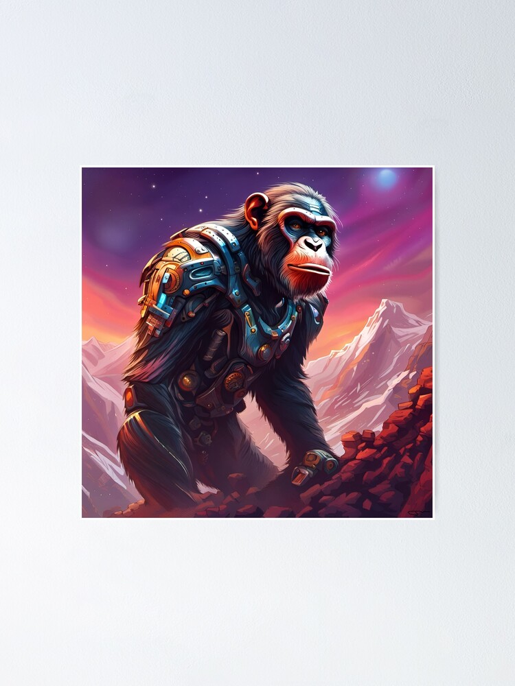 Thumbnail 1 of 3, Poster, Tech Chimp designed and sold by timtopping.