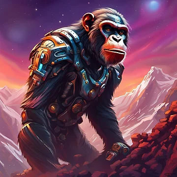 Artwork thumbnail, Tech Chimp by timtopping