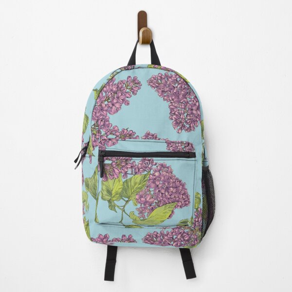 Item preview, Lilac flower on blue designed and sold by orsinha.