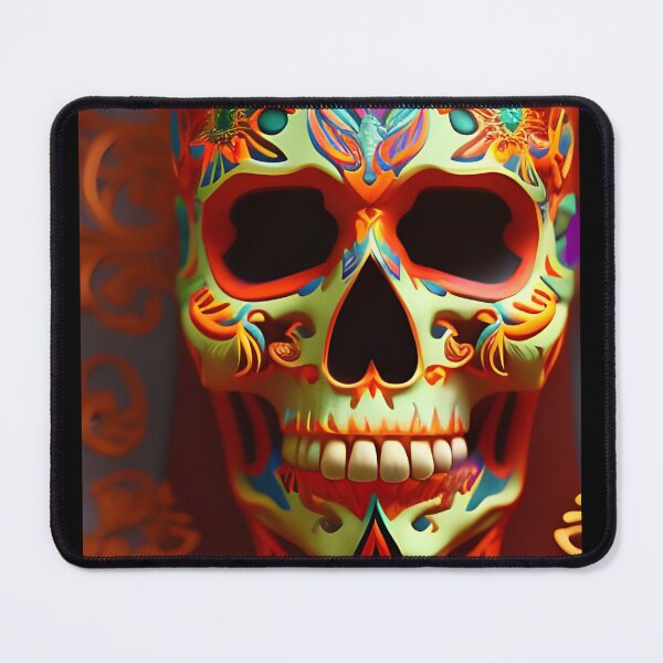 Item preview, Orange Sugar Skull designed and sold by timtopping.