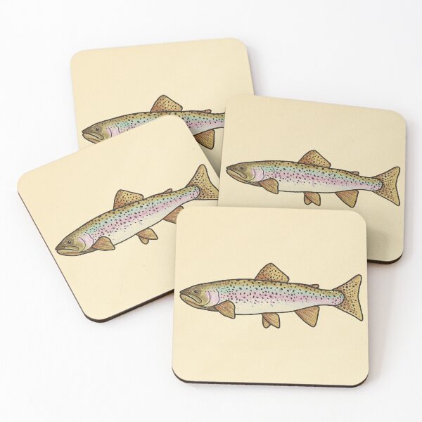 Item preview, Rainbow Trout Print designed and sold by ashlynroseartt.