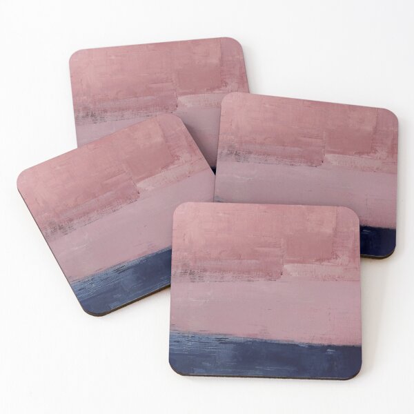 Item preview, Blue pink coral abstract designed and sold by ElaSzczepaniak.