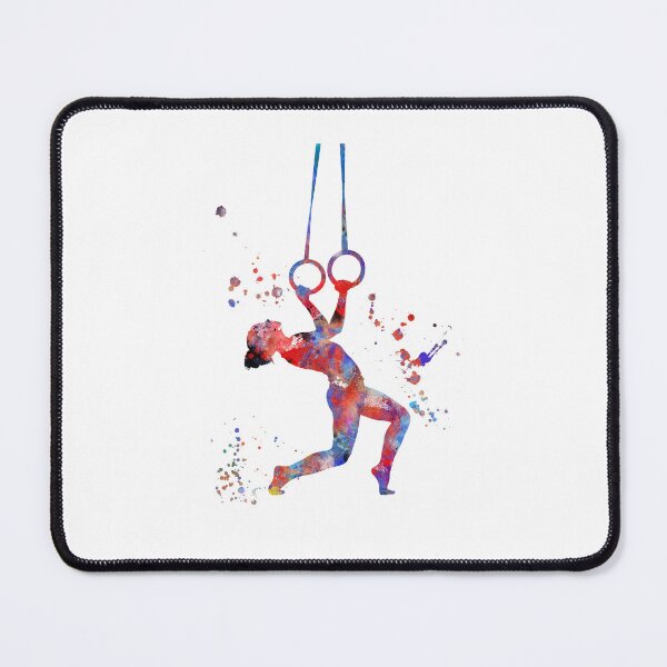 Item preview, Girl on gymnastics rings designed and sold by Rosaliartbook.
