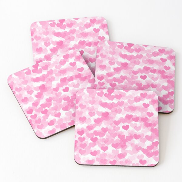 Aperçu de l'œuvre Barbiecore Pink Layered Hearts créée et vendue par PrettyPixel0.