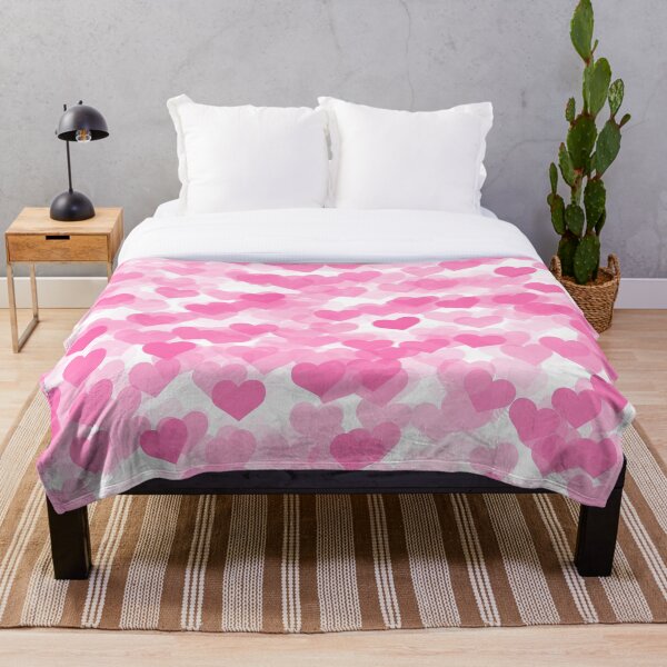 Artikelvorschau, Barbiecore rosa geschichtete Herzen entworfen und verkauft von PrettyPixel0.