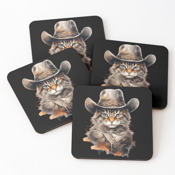 Item preview, Meowdy Cat Wearing a Cowboy Hat Meme Meowdy! designed and sold by ArtFromBeyond.