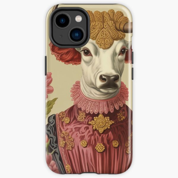 Disover Bronze Horns: The Regal Ruler of Rolling Meadows | iPhone Case