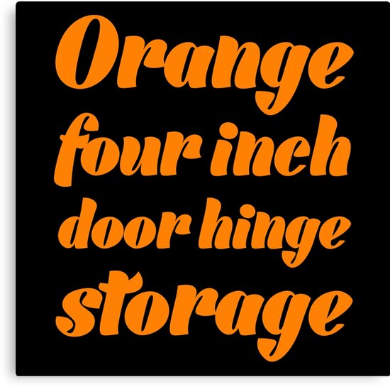 "eminem orange rhyme quote rap hiphop" Canvas Print by Redbubble