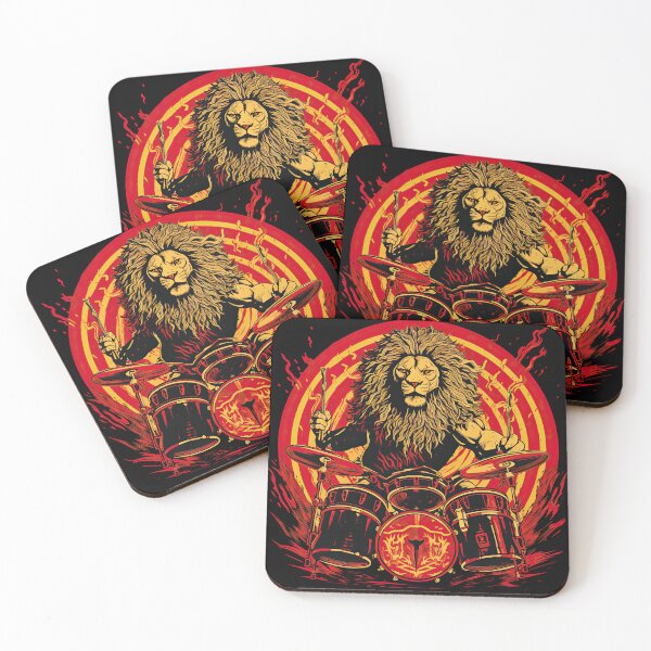 Item preview, Unleash the Roar of Style and Sound: The Lion Drum Beat Collection designed and sold by ThePurpleMelon.