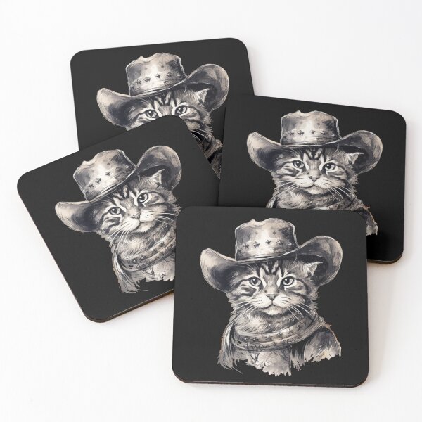 Item preview, Meowdy Cat Wearing a Cowboy Hat Meme Meowdy! designed and sold by ArtFromBeyond.