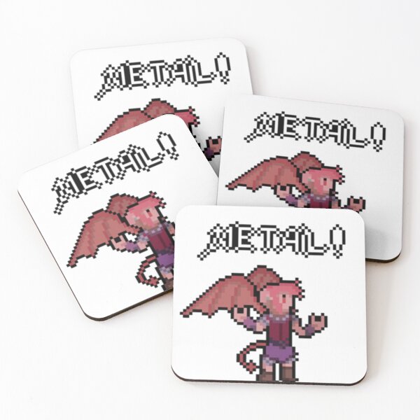 Item preview, Nimona "Metal!" Pixel art Cute Design designed and sold by ratchips.