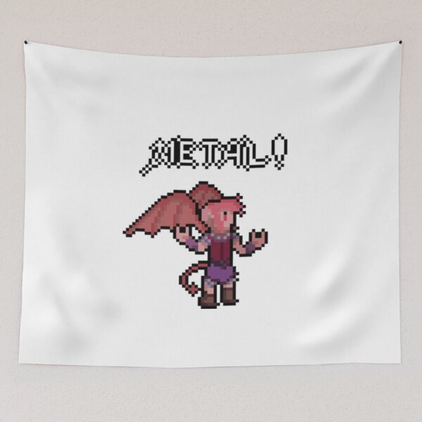 Item preview, Nimona "Metal!" Pixel art Cute Design designed and sold by ratchips.
