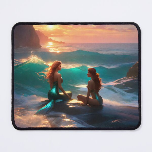 Aperçu de l'œuvre Sirènes au coucher du soleil 1 créée et vendue par Darian Melton.