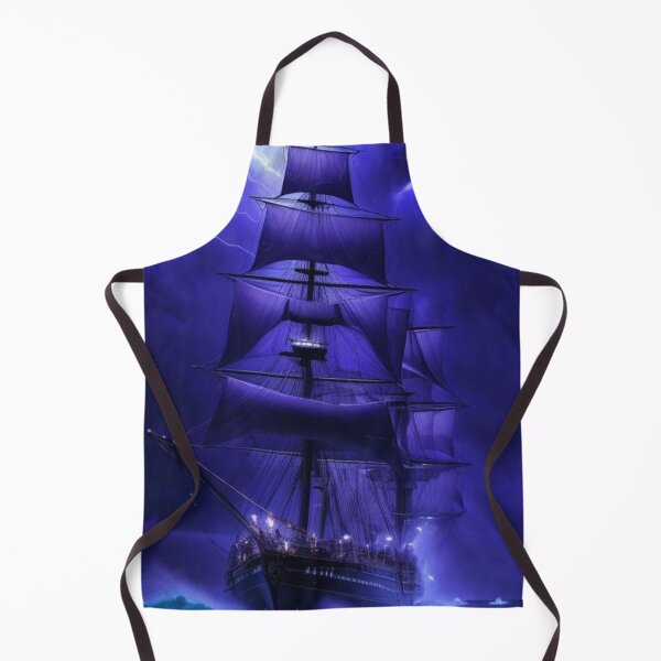Item preview, Horror ship, ocean storm designed and sold by mikaws.