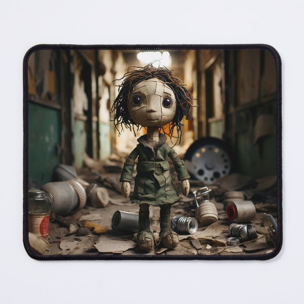 Item preview, Patchwork Puppet in Abandoned Building w Trash designed and sold by Peter LOPEZ.