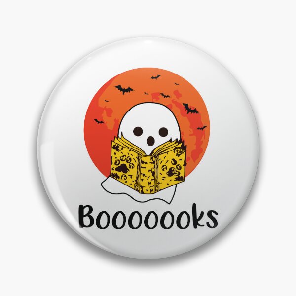 Item preview, Booooooks ghost reading books teacher halloween designed and sold by ThreadGen.