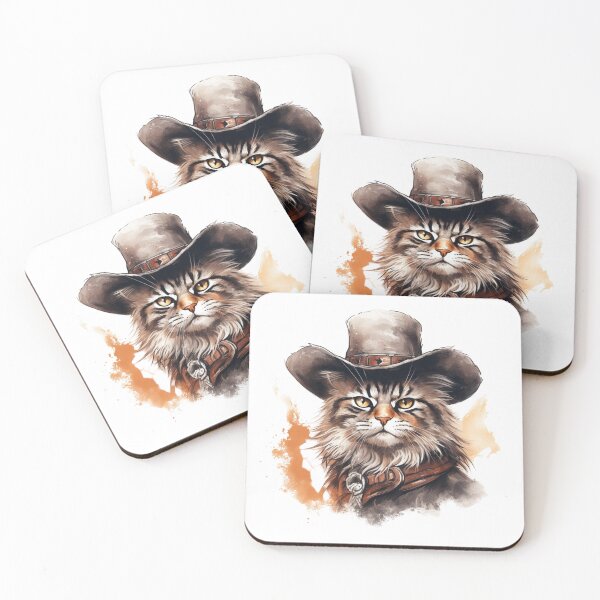 Item preview, Meowdy Cat Wearing a Cowboy Hat Meme Meowdy! designed and sold by ArtFromBeyond.