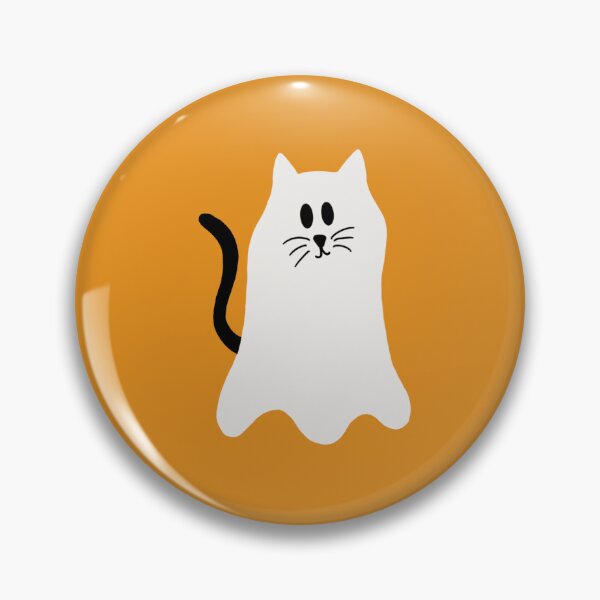 Item preview, Ghost kitty designed and sold by Maddie DiStefano.