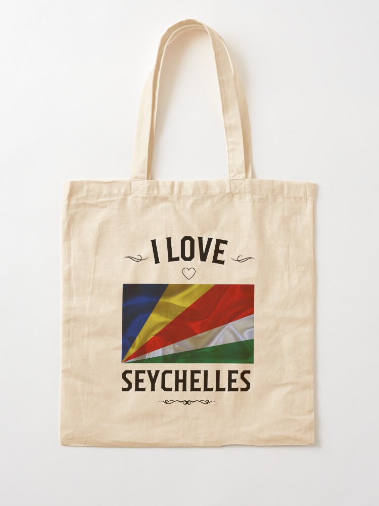 I Love Seychelles Tote Bag