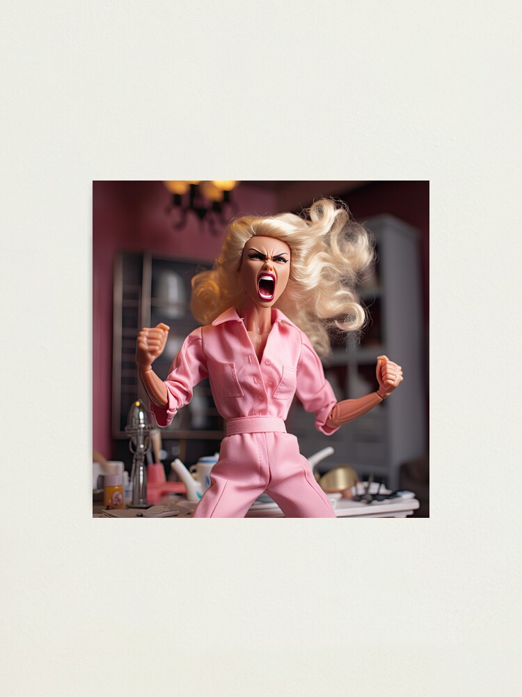 I'm angry barbie girl