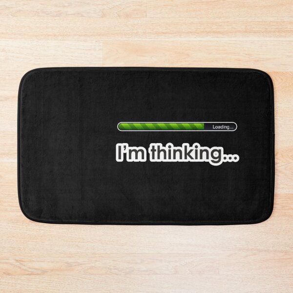 Item preview, Copy of I'm thinking.Smart Gift for Curious Minds Geek Chic Fashion Unique Philosophical Present for Thinker Intellectual Stylish Apparel designed and sold by ButonDesign.