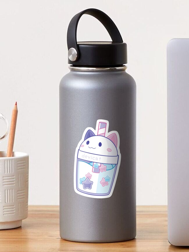 Thumbnail 1 of 3, Sticker, CandiCat Boba Tea • 2023 designed and sold by devicatoutlet.