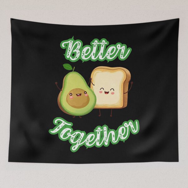Item preview, Avocado Toast Are Better Together designed and sold by ArtisShops.