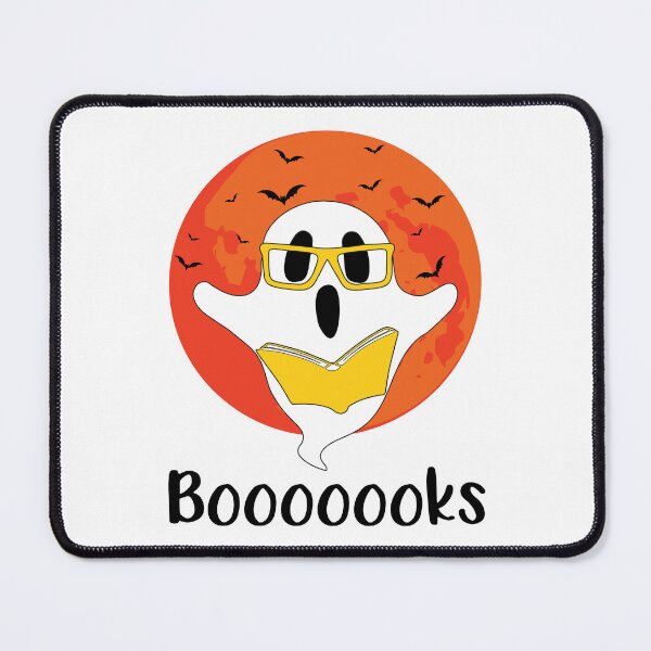 Artikelvorschau, Booooooks ghost reading books teacher halloween entworfen und verkauft von ThreadGen.