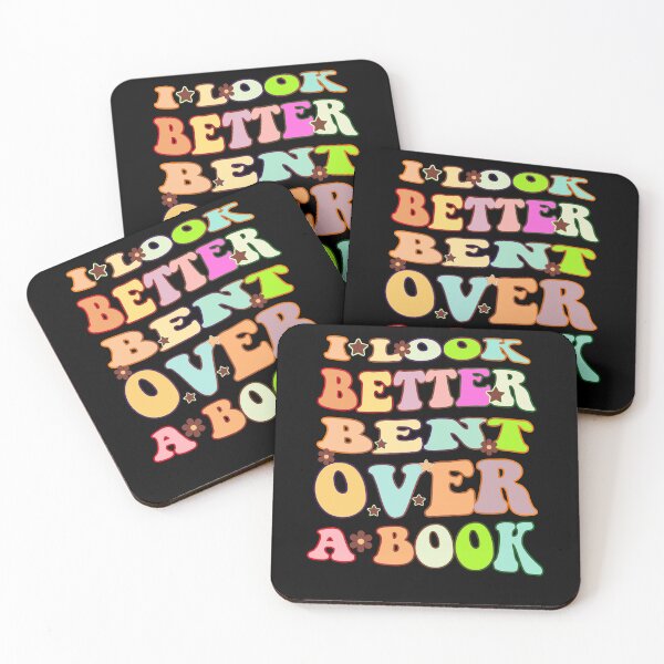 Item preview, Men women i look better bent over a book, funny bookworm designed and sold by POPLIN ⭐ ⭐ ⭐ ⭐ ⭐.