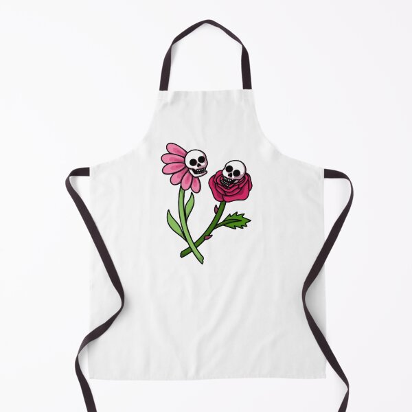 Item preview, Skelly Flowers - Pink Daisy and Rose designed and sold by Ames-O-Art.