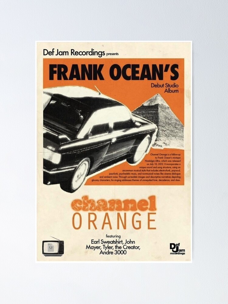 frank ocean channel orange | Poster