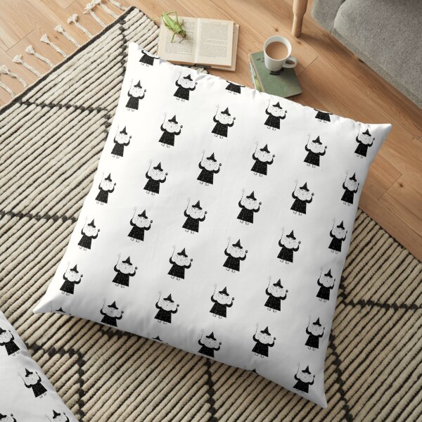 White Wizard Floor Pillow