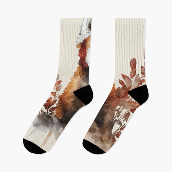 Item preview, A Cute Red Panda in an Earthy Watercolor - Boho Spirit Animals designed and sold by GVRDesign.