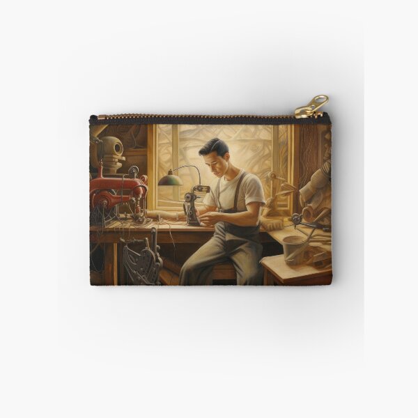 Item preview, Man in His Woodshop Doing Work designed and sold by YoPedro.