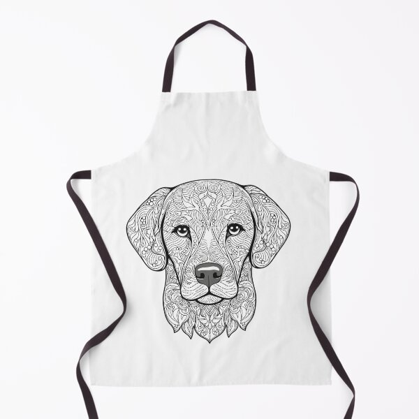 Item preview, Labrador head mandala designed and sold by Rosaliartbook.