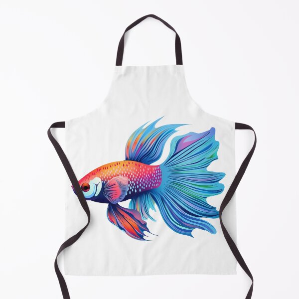 Artikelvorschau, Pop-Art-Betta-Fisch entworfen und verkauft von SchorlCraft.