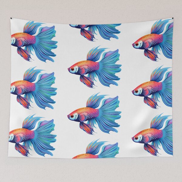 Item preview, Pop Art Betta Fish designed and sold by SchorlCraft.