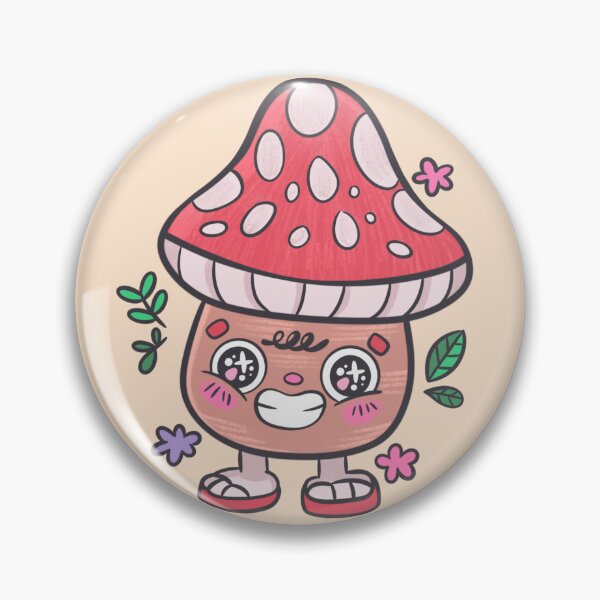 Item preview, Cute magic mushroom with little flip flops designed and sold by lizdejupiter.