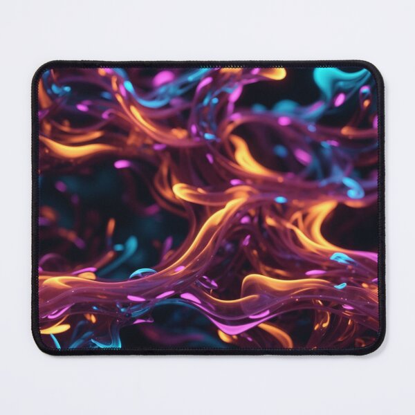 Item preview, Dynamic Neon Swirls: Seamless Fluid Pattern #2 designed and sold by Electric-Easel.