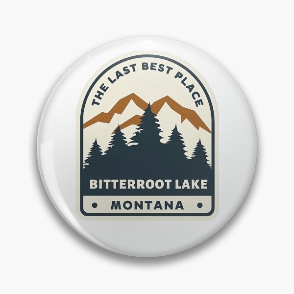 Item preview, Bitterroot Lake Montana designed and sold by vintageteahouse.