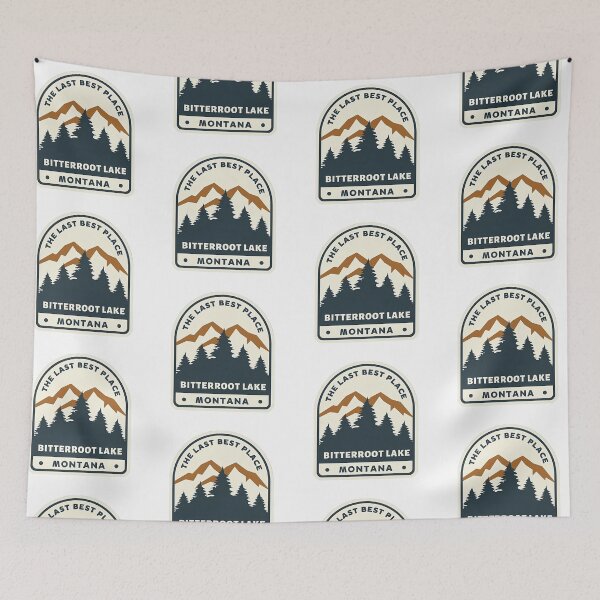 Item preview, Bitterroot Lake Montana designed and sold by vintageteahouse.