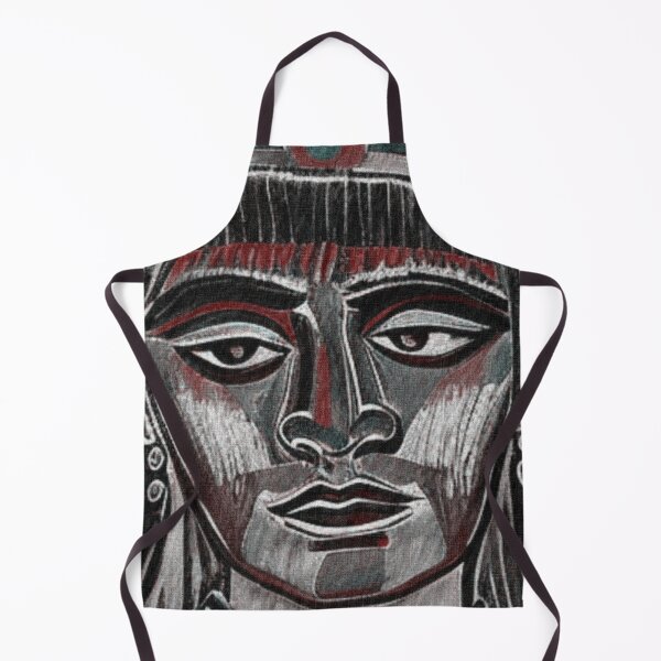 Item preview,  Gray indigenous face. designed and sold by MirBer.
