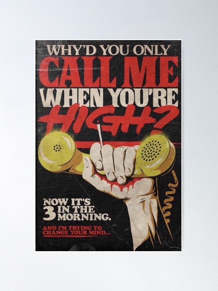 ARTIC MONKEYS - WHY'D YOU ONLY CALL ME WHEN YOU'RE HIGH Pin for Sale by  ughhalle