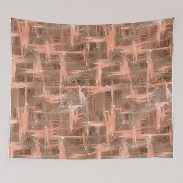 Item preview, Coral geometric pattern. designed and sold by marinaklykva.
